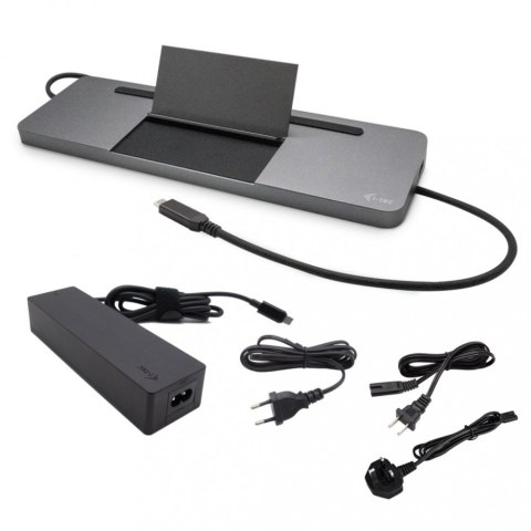 Stacja dokująca USB-C Metal Ergonomic 4K 3x Display Docking Station Power Delivery 85 W + i-tec Universal Charger 100 W Stacja dokująca USB-C Metal Ergonomic 4K 3x Display Docking Station Power Delivery 85 W + i-tec Universal Charger 100 W