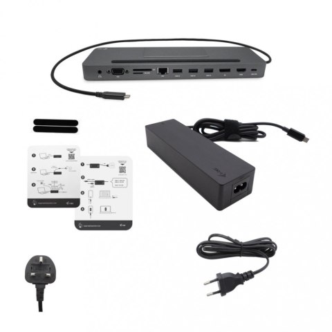 Stacja dokująca USB-C Metal Ergonomic 4K 3x Display Docking Station Power Delivery 85 W + i-tec Universal Charger 100 W Stacja dokująca USB-C Metal Ergonomic 4K 3x Display Docking Station Power Delivery 85 W + i-tec Universal Charger 100 W