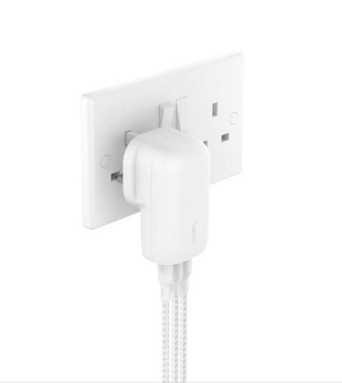 Ładowarka BOOSTCHARGE 67W USB-Cx3 PPS biała Ładowarka BOOSTCHARGE 67W USB-Cx3 PPS biała