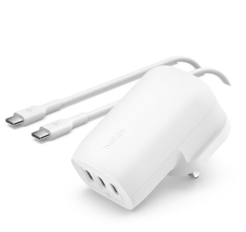 Ładowarka BOOSTCHARGE 67W USB-Cx3 PPS biała Ładowarka BOOSTCHARGE 67W USB-Cx3 PPS biała