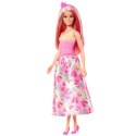 Lalka Barbie Księżniczka z długimi włosami, różowo-blond