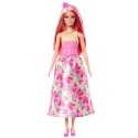 Lalka Barbie Księżniczka z długimi włosami, różowo-blond