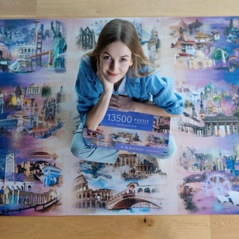 Puzzle 13500 elementów Cities Beyond the Clouds Puzzle 13500 elementów Cities Beyond the Clouds
