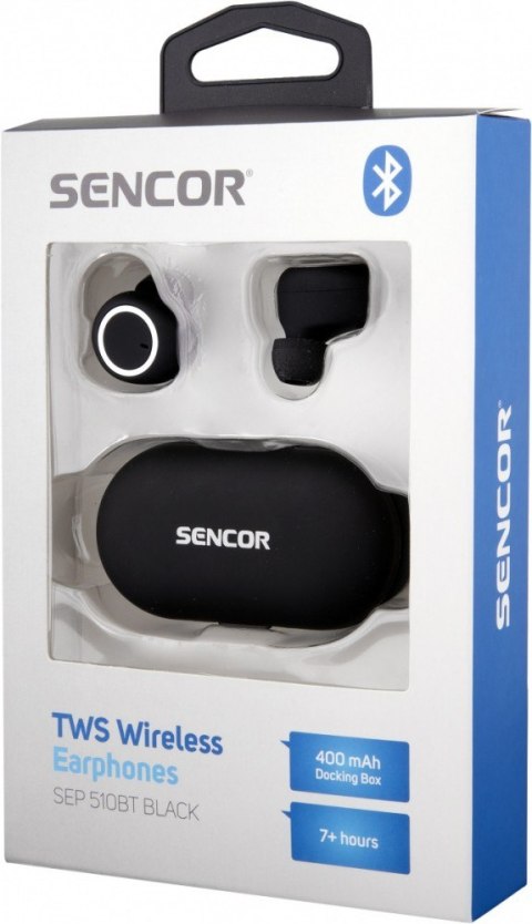 Słuchawki bluetooth douszne SEP 510BT BK TWS Słuchawki bluetooth douszne SEP 510BT BK TWS