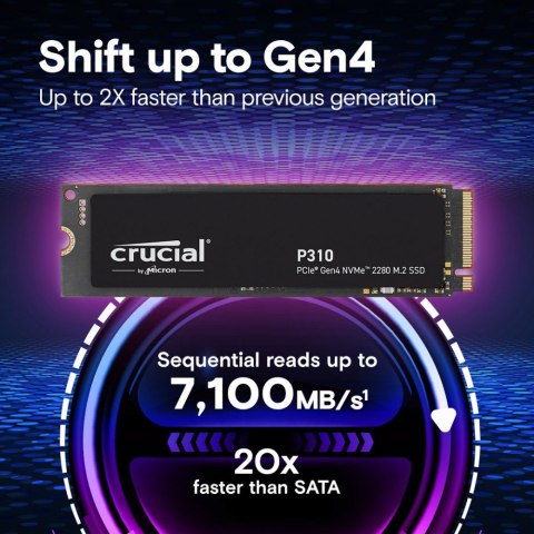 Dysk SSD P310 500GB M.2 NVMe PCIe 4.0 2280 6600/3500 Dysk SSD P310 500GB M.2 NVMe PCIe 4.0 2280 6600/3500