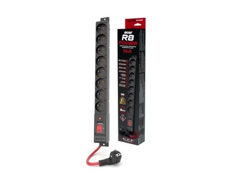 Listwa zasilająca R8 POWER 5M 8X 230V PL 16A Listwa zasilająca R8 POWER 5M 8X 230V PL 16A