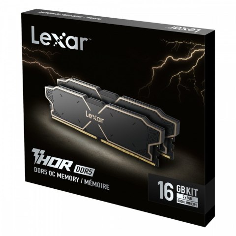 Pamięć DDR5 THOR 16GB (2*8GB)/6000 CL38 czarna Pamięć DDR5 THOR 16GB (2*8GB)/6000 CL38 czarna