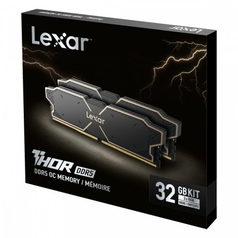 Pamięć DDR5 THOR 32GB (2*16GB)/6000 CL38 czarna Pamięć DDR5 THOR 32GB (2*16GB)/6000 CL38 czarna