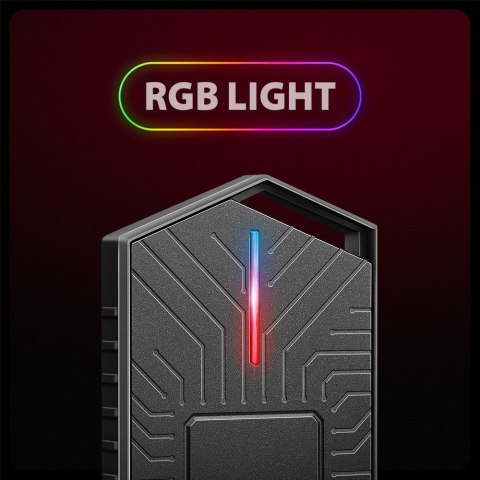 EEM2-GAM Obudowa zewnętrzna aluminiowa USB-C 3.2 Gen 2 M.2 NVMe/SATA SSD Gaming EEM2-GAM Obudowa zewnętrzna aluminiowa USB-C 3.2 Gen 2 M.2 NVMe/SATA SSD Gaming