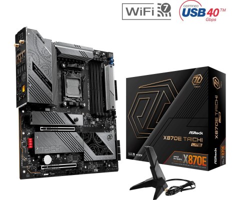 Płyta główna X870E TAICHI LITE AM5 4DDR5 M.2 EATX Płyta główna X870E TAICHI LITE AM5 4DDR5 M.2 EATX