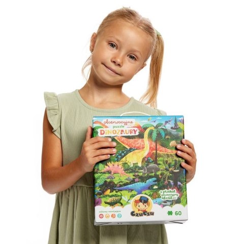 Puzzle obserwacyjne - Dinozaury Puzzle obserwacyjne - Dinozaury