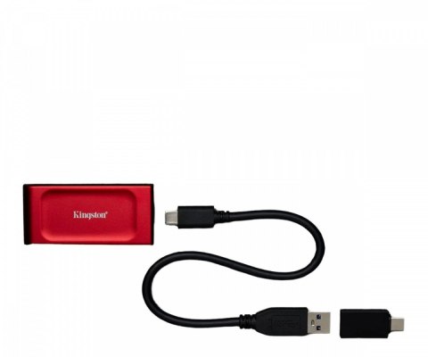 Dysk SSD XS1000R 1TB USB3.2 Gen2.2 Zewnętrzny Red Dysk SSD XS1000R 1TB USB3.2 Gen2.2 Zewnętrzny Red