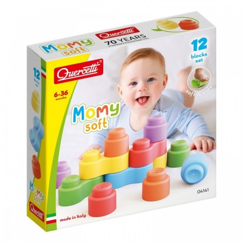 Miękkie klocki Momy 12 elementów Quercetti Miękkie klocki Momy 12 elementów Quercetti