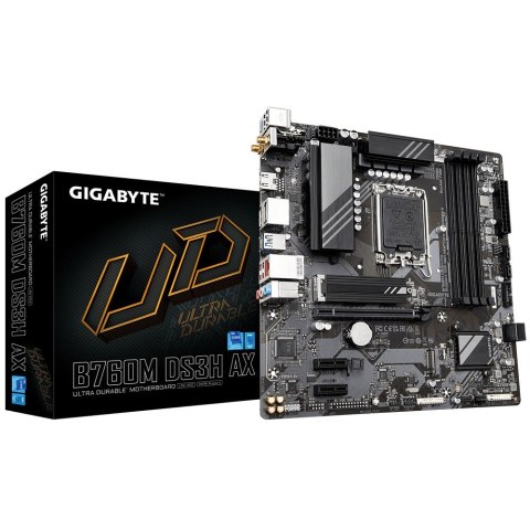 Płyta główna B760M DS3H AX s1700 4DD 5 HDMI/DP/DSUB mATX Płyta główna B760M DS3H AX s1700 4DD 5 HDMI/DP/DSUB mATX