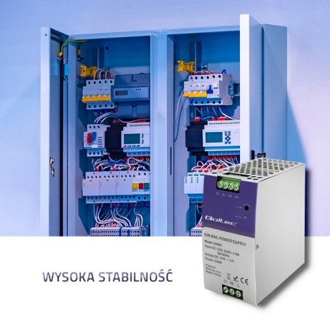 Zasilacz na szynę DIN | 240W | 24V | 10A Zasilacz na szynę DIN | 240W | 24V | 10A