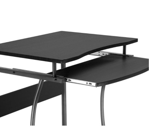 Biurko komputerowe mobilne Techly 600x480mm czarne Biurko komputerowe mobilne Techly 600x480mm czarne