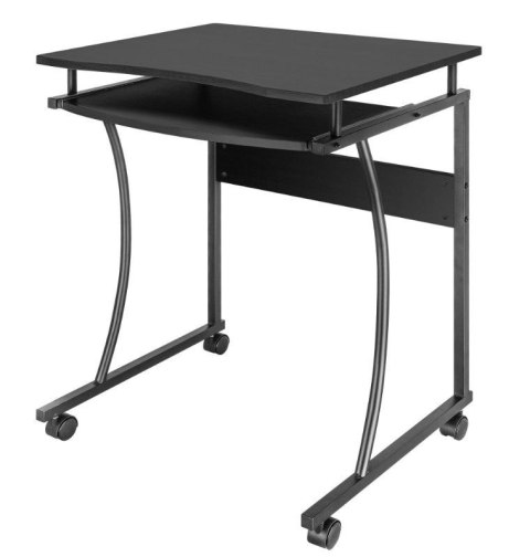 Biurko komputerowe mobilne Techly 600x480mm czarne Biurko komputerowe mobilne Techly 600x480mm czarne