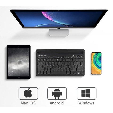 Klawiatura Bluetooth z podstawką na tablet i telefon Klawiatura Bluetooth z podstawką na tablet i telefon