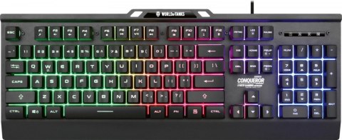 Klawiatura metalowa dla Graczy COMQUEROR dynamiczne podświetlenie - wersja limitowana World Of Tanks Klawiatura metalowa dla Graczy COMQUEROR dynamiczne podświetlenie - wersja limitowana World Of Tanks