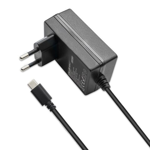 Ładowarka Super FAST PD for Raspberry PI 5 | USB-C | 27W | 5-12V | 1.8-5A | Czarna Ładowarka Super FAST PD for Raspberry PI 5 | USB-C | 27W | 5-12V | 1.8-5A | Czarna
