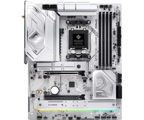 Płyta główna X870 STEEL LEGEND WIFI AM5 4DDR5 M.2 ATX Płyta główna X870 STEEL LEGEND WIFI AM5 4DDR5 M.2 ATX