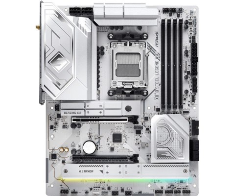 Płyta główna X870 STEEL LEGEND WIFI AM5 4DDR5 M.2 ATX Płyta główna X870 STEEL LEGEND WIFI AM5 4DDR5 M.2 ATX