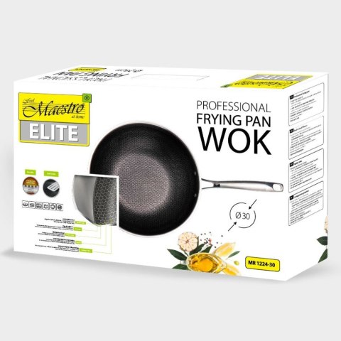 Profesjonalna patelnia / Wok 30 cm MR-1224-30 Profesjonalna patelnia / Wok 30 cm MR-1224-30