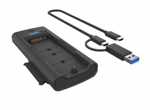 Stacja dokująca IB-180MS-C31 SSD Docking 1x 2,5"/3,5" & 1x M.2 PCIe NVMena USB 3.2 Gen 2 10 Gbit/s Stacja dokująca IB-180MS-C31 SSD Docking 1x 2,5"/3,5" & 1x M.2 PCIe NVMena USB 3.2 Gen 2 10 Gbit/s