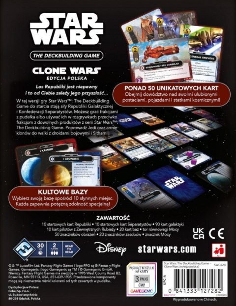 Gra Star Wars: The Deckbuilding Game - Clone Wars (edycja polska) Gra Star Wars: The Deckbuilding Game - Clone Wars (edycja polska)