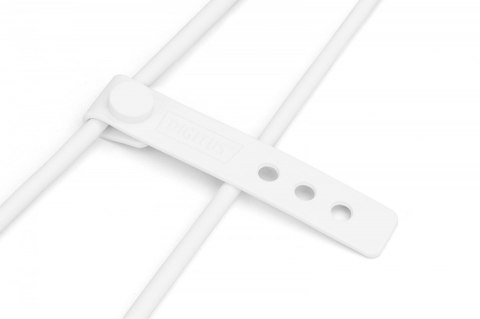 Kabel zasilający silikonowy USB-C - Lightning, USB 2.0 60W, certyfikat MFI, 1m Biały Kabel zasilający silikonowy USB-C - Lightning, USB 2.0 60W, certyfikat MFI, 1m Biały