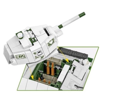 Klocki Czołg T34-76 model 1941-42 852 elementów Klocki Czołg T34-76 model 1941-42 852 elementów