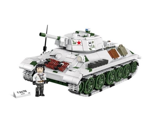 Klocki Czołg T34-76 model 1941-42 852 elementów Klocki Czołg T34-76 model 1941-42 852 elementów