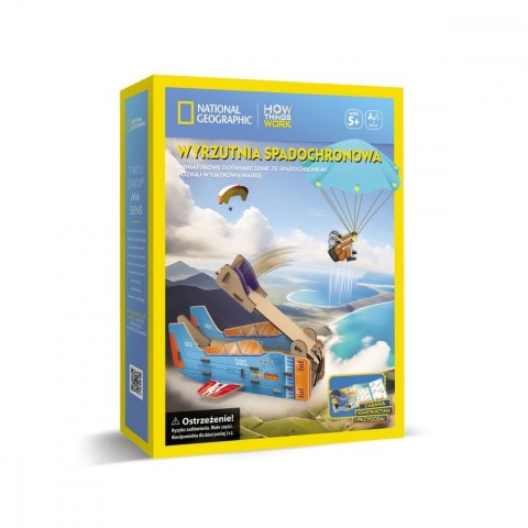 Puzzle 3D National Geographic Wyrzutnia spadochronowa Puzzle 3D National Geographic Wyrzutnia spadochronowa