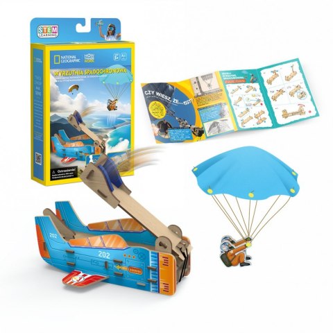 Puzzle 3D National Geographic Wyrzutnia spadochronowa Puzzle 3D National Geographic Wyrzutnia spadochronowa