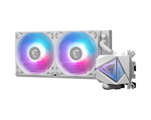 Chłodzenie procesora MAG CORELIQUID I240 WHITE 240mm ARGB /306-7ZW7A21-C24 Chłodzenie procesora MAG CORELIQUID I240 WHITE 240mm ARGB /306-7ZW7A21-C24