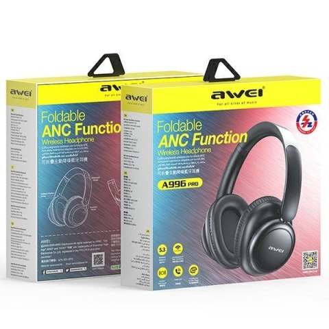Słuchawki Bluetooth nauszne A996 Pro ANC Redukcja szumów Słuchawki Bluetooth nauszne A996 Pro ANC Redukcja szumów