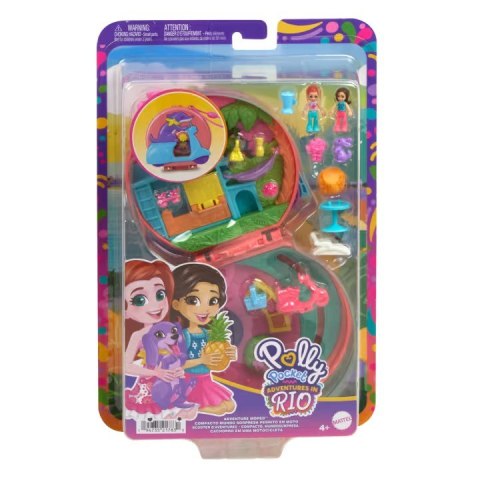 Figurki Polly Pocket Zestaw kompaktowy, Skuter Pieska Figurki Polly Pocket Zestaw kompaktowy, Skuter Pieska