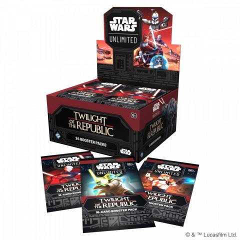Gra Star Wars: Unlimited - Twilight of the Republic - Booster Box (24) Gra Star Wars: Unlimited - Twilight of the Republic - Booster Box (24)