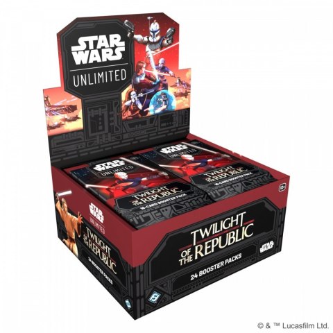 Gra Star Wars: Unlimited - Twilight of the Republic - Booster Box (24) Gra Star Wars: Unlimited - Twilight of the Republic - Booster Box (24)