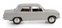 Pojazd PRL Fiat 125p popielaty
