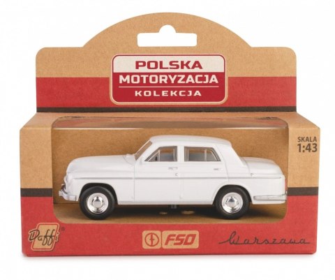 Pojazd PRL Warszawa 223 biały Pojazd PRL Warszawa 223 biały