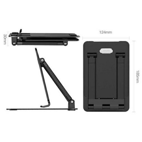 Uchwyt biurkowy X23 uniwersalny telefon tablet Czarny Uchwyt biurkowy X23 uniwersalny telefon tablet Czarny