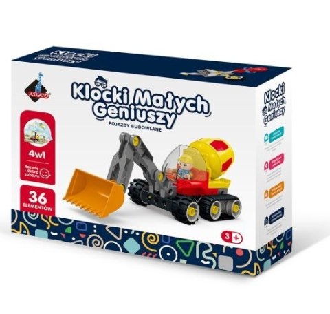 Klocki konstrukcyjne 4w1 36 elementów Klocki konstrukcyjne 4w1 36 elementów