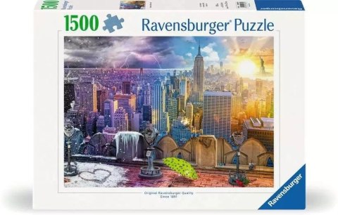 Puzzle 1500 elementów Nowy Jork w lecie i zimie Puzzle 1500 elementów Nowy Jork w lecie i zimie