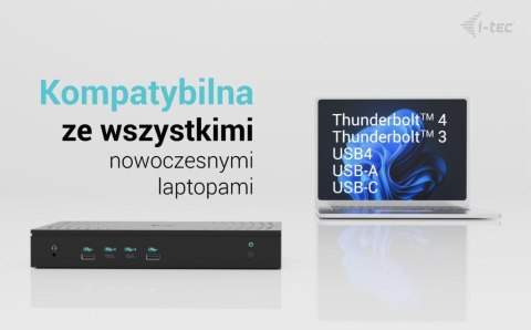 Stacja dokująca Universal 5x 4K/60Hz Display Power Delivery 100W Stacja dokująca Universal 5x 4K/60Hz Display Power Delivery 100W