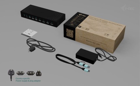 Stacja dokująca Universal 5x 4K/60Hz Display Power Delivery 100W Stacja dokująca Universal 5x 4K/60Hz Display Power Delivery 100W