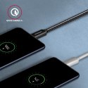 BUCM32-CM05AB Kabel USB-C - USB-C 3.2 Gen 2 0.5m, PD 100W, 5A, 4K HD, ALU, oplot, czarny