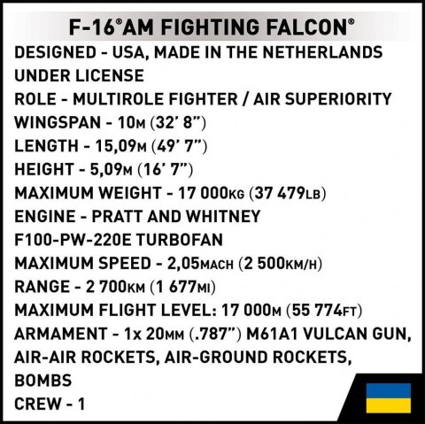 Klocki F-16C Fighting Falcon Klocki F-16C Fighting Falcon