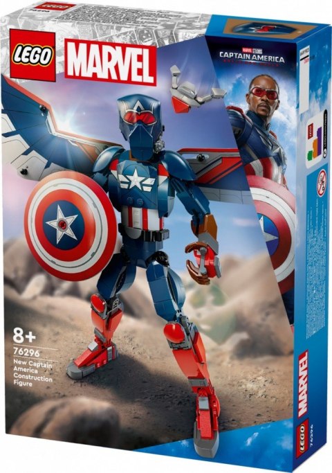 Klocki Super Heroes 76296 Figurka nowego Kapitana Ameryki Klocki Super Heroes 76296 Figurka nowego Kapitana Ameryki