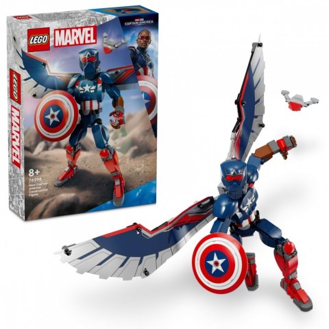 Klocki Super Heroes 76296 Figurka nowego Kapitana Ameryki Klocki Super Heroes 76296 Figurka nowego Kapitana Ameryki